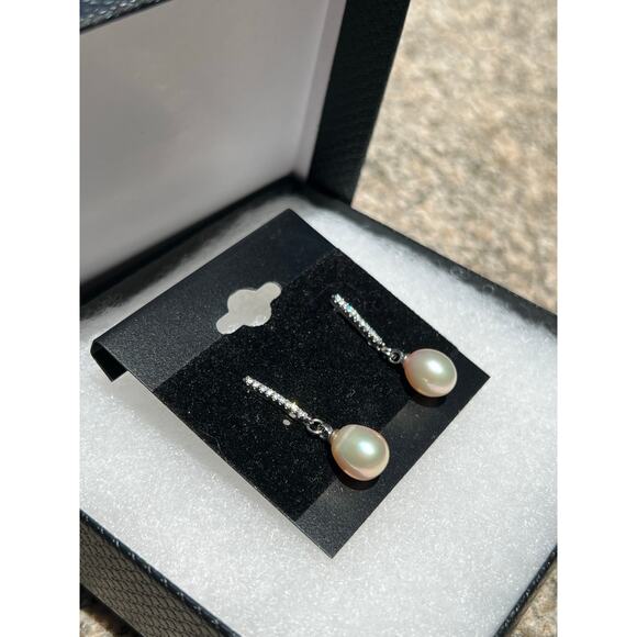 Genuine Pearl Drp Earrings - Picture 6 of 8